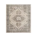 Amer Alpine Hashlei Light Beige Medallion Rug 6'7" x 9'