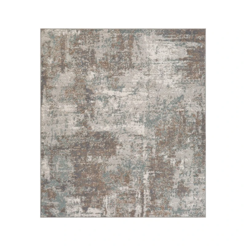 Alpine Bella Light Brown Abstract Area Rug