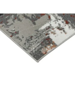Amer Alpine Ehra Rust Abstract Round Rug 7'10" x 7'10"