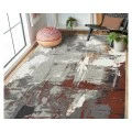 Alpine Ehra Rust Abstract Area Rug