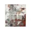 Alpine Ehra Rust Abstract Area Rug