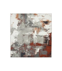 Amer Alpine Ehra Rust Abstract Rug 6'7" x 9'