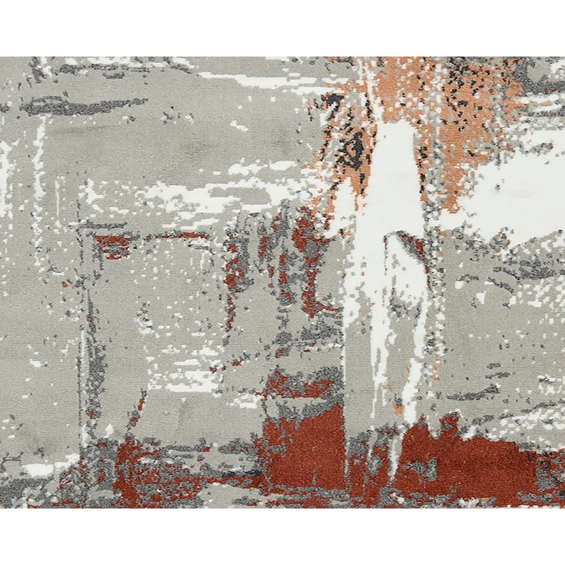 Alpine Ehra Rust Abstract Area Rug