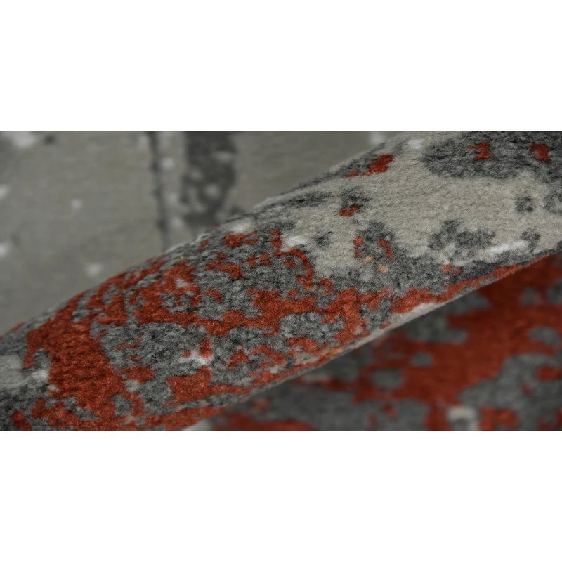 Alpine Ehra Rust Abstract Area Rug