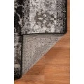 Amer Alexandria Cheally Black Bordered Area Rug 7'9"x9'9"