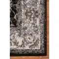 Amer Alexandria Cheally Black Bordered Area Rug 7'9"x9'9"