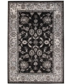 Amer Alexandria ALX-44 Cheally Black Rug 6 ft. 7 in. X 6 ft. 7 in.R Round