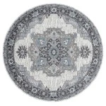 Amer Alexandria ALX-51 Earley Taupe Rug 6 ft. 7 in. X 6 ft. 7 in.R Round