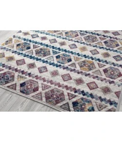 Amer Alexandria ALX-80 Tijera Multicolor Rug 6 ft. 7 in. X 6 ft. 7 in.R Round