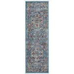Amer Alexandria ALX-81 Prescott Blue Rug 2 ft. X 6 ft. Runner