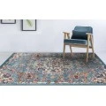 Amer Alexandria Prescott Blue Medallion Area Rug 5'1"x7'6"