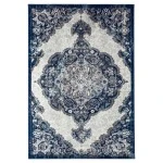 Amer Alexandria ALX-86 Wiltshire Navy Rug 6 ft. 7 in. X 6 ft. 7 in.R Round