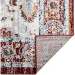 Amer Alexandria Xyryl Brown Floral Runner Rug 2' x 6'
