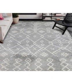 Amer Aspen Belen Gray/Ivory Geometric Rug 8'3" x 11'6"