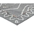 Berlin Tania Dark Gray Hand-Hooked Wool Area Rug