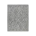 Amer Berlin Tania Dark Gray Hand-Hooked Wool Rug 2' x 3'