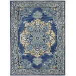 Amer Boho BOH-11 Roanne Denim Blue Rug 8 ft. X 11 ft. Rectangle