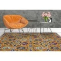 Amer Boho Yveline Orange Hand-Tufted Wool Area Rug 8'x11'