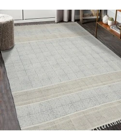 Amer Dune Cresa Stone Blue Flatweave Cotton Rug 3' x 5'