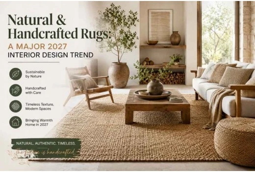 Natural & Handcrafted Rugs: A Major 2027 Interior Design Trend