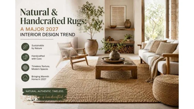 Natural & Handcrafted Rugs: A Major 2027 Interior Design Trend