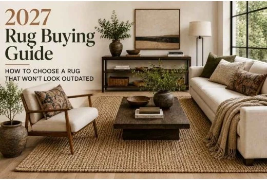 2027 Rug Buying Guide: How to Choose a Rug That Won’t Look Outdated