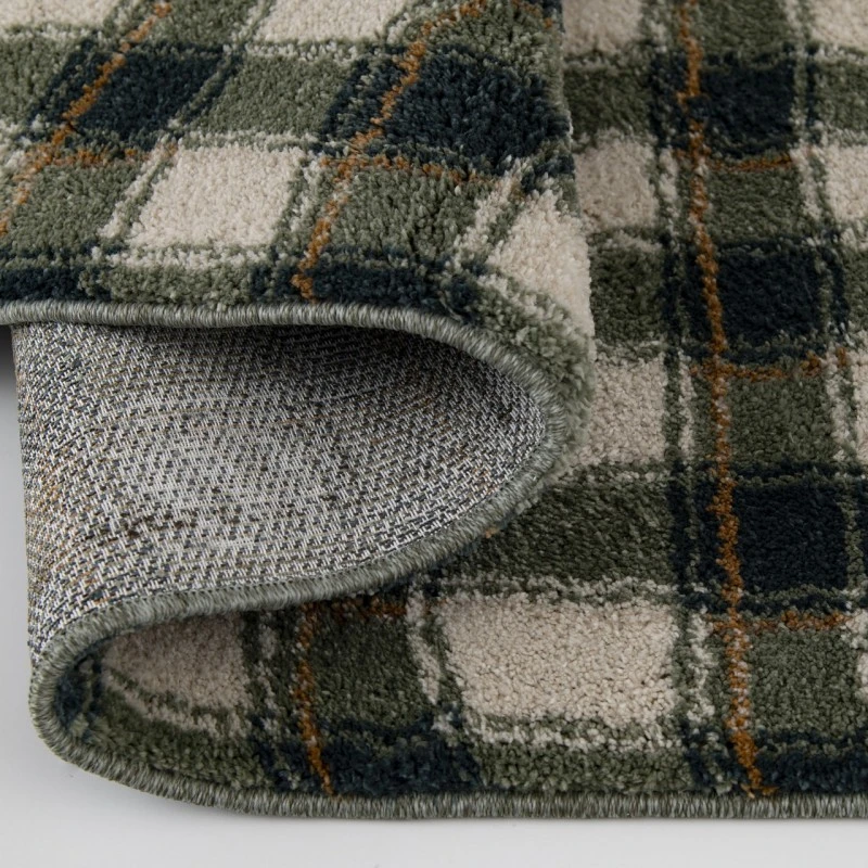 Central Oriental Erin & Ben _ Adley Linezure Plaid 5ft. x 7ft.6in. Rect. Rug