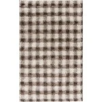 Central Oriental Erin & Ben _ Adley Linen/Chocolate Plaid 5ft. x 7ft.6in. Rect. Rug