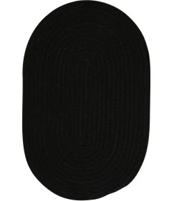 Colonial Mills Bristol Black WL05R0 2' X 11' Oval Rug