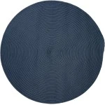 Colonial Mills Boca Raton Round Lake Blue BR57R0 4' X 4' Rug