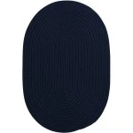 Colonial Mills Boca Raton Oval Navy BR52R0 4' X 6' Rug