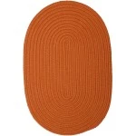 Colonial Mills Boca Raton Oval Rust BR74R0 4' X 6' Rug