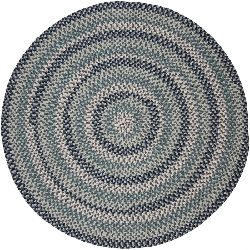 Colonial Mills Boston Common Round Rug Cape side Blues BC53R0 5' X 5' Rug