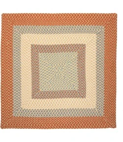 Colonial Mills Montego Square Tangerine MG29R06 5' X 5' Rug