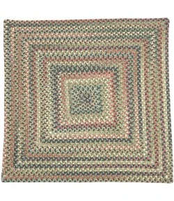 Colonial Mills Lucid Braided Multi Square Dusted Moss LU69R08 7' X 7' Rug