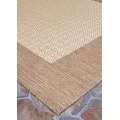 Couristan Recife Natural/Cocoa 1005/3000 8 ft. 6 in. X 8 ft. 6 in. Round Rug