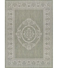 Couristan Recife Sage Leaf/Ivory 1078/4412 7 ft. 6 in. X 7 ft. 6 in. Square Rug