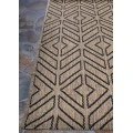 Couristan Recife Driftwood/Black 1318/2550 8 ft. 6 in. X 8 ft. 6 in. Square Rug