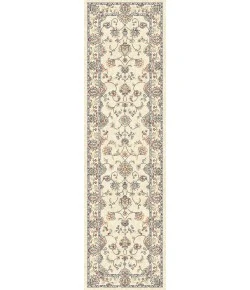 Dynamic Rugs ANCIENT GARDEN Ivory 57159 2ft. 2in x 11ft. Rect. Rug