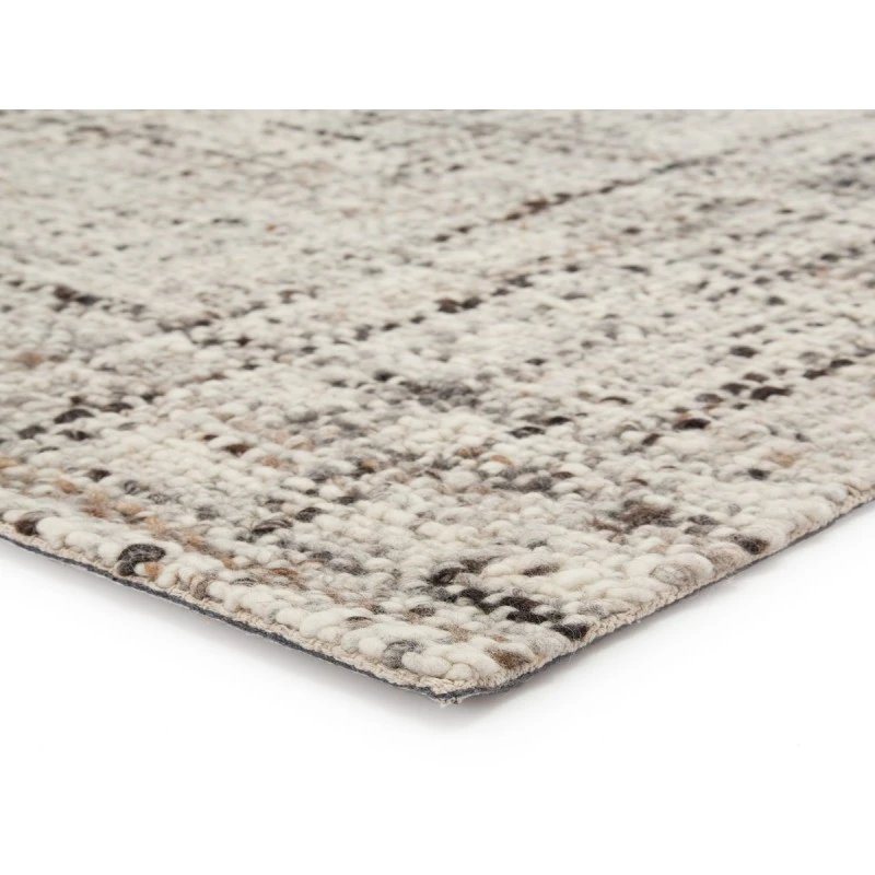 Jaipur Living Season Handmade Solid Gray/ Ivory Area Rug (6'X9')