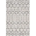 Moroccan HYPE Boho Vintage Diamond Cream/Gray 2 ft. x 3 ft. Area Rug
