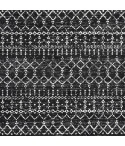 Jonathan Y MOROCCAN HYPE Black MOH101D 4ft. Square Rug
