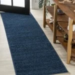 Jonathany Supersoft SEU100C Navy Area Rug 2 ft. X 10 ft. Runner
