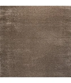 Jonathan Y SUPERSOFT Brown SEU100J 6ft.2in. Square Rug