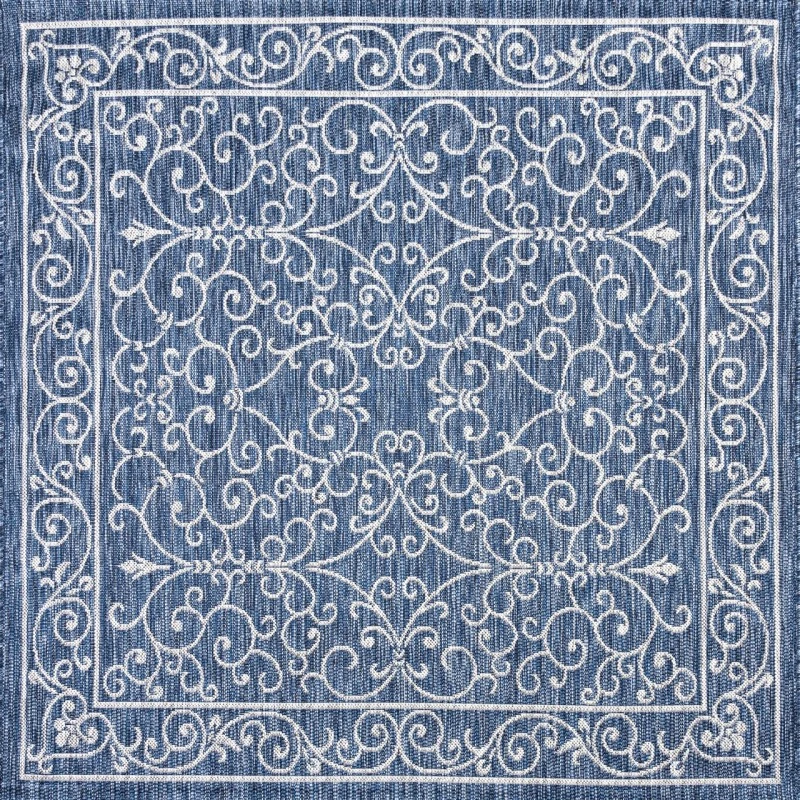 Jonathan Y SANTA MONICA Blue SMB106D 7ft.-9in. Square Rug