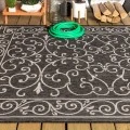 Jonathan Y SANTA MONICA Black SMB106G 10ft. X 14ft. Rect. Rug