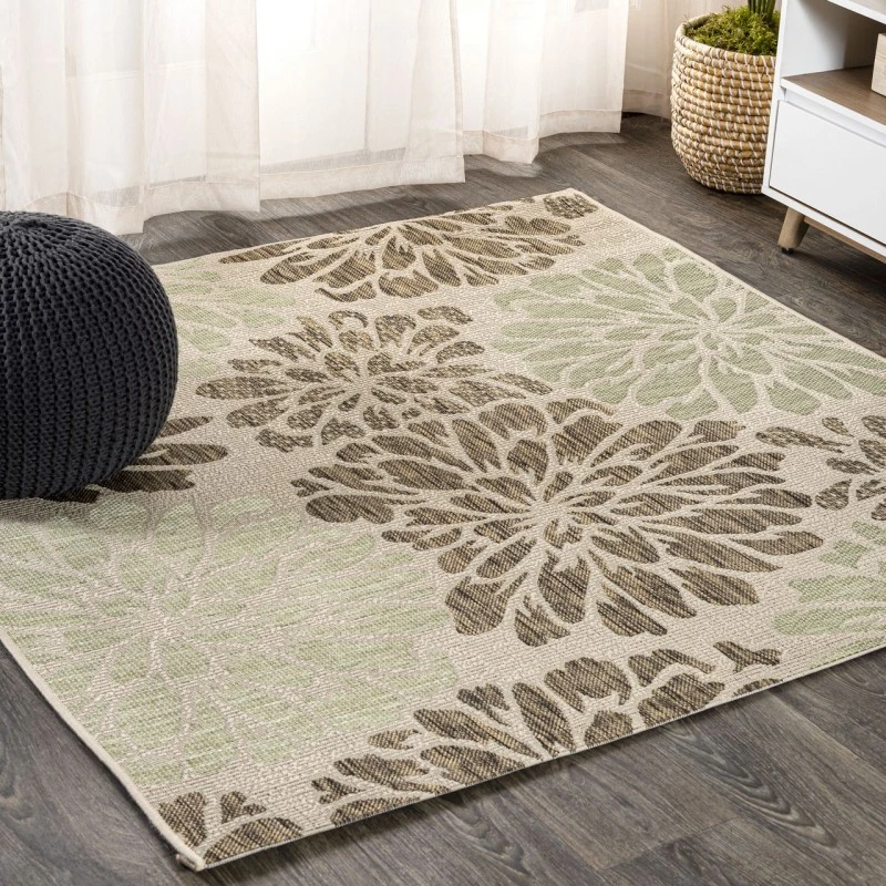 Jonathan Y SANTA MONICA Blue SMB110B 9ft. Square Rug