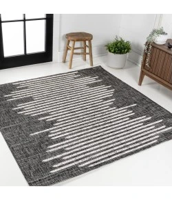 Jonathan Y SANTA MONICA Black SMB124E 3ft.-11in. Square Rug