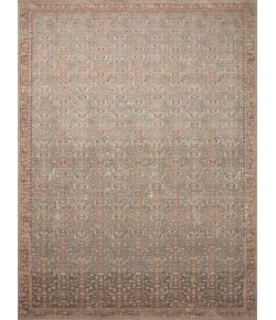 Angela Rose x Loloi Aubrey Blue / Terracotta AUB-04 2 ft. 6 in. X 9 ft. 6 in. Rectangle Rug