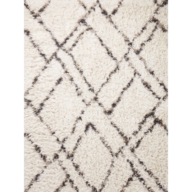 Angela Rose x Loloi Amira Ivory / Bark AMI-02 2 ft. 7 in. X 12 ft. Rectangle Rug